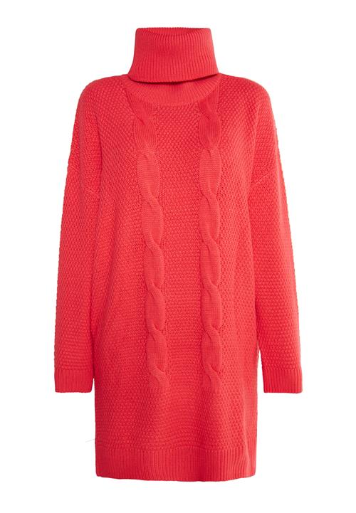 MYMO Strikkjole 'Biany'  brandrød