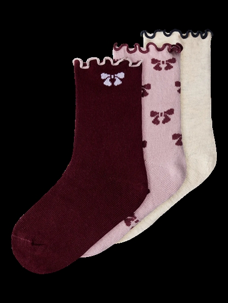 NAME IT 3-Pak Strømper Silke Keepsake Lilac