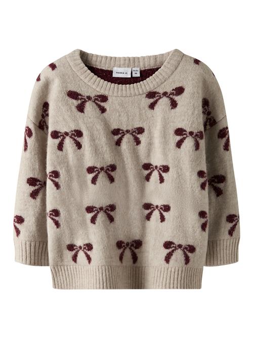 NAME IT Striktrøje Senya Cement