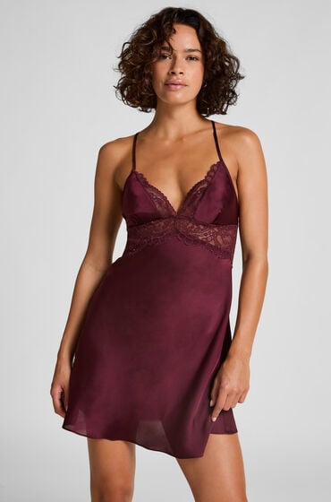 Hunkemöller Isadora stropkjole rød