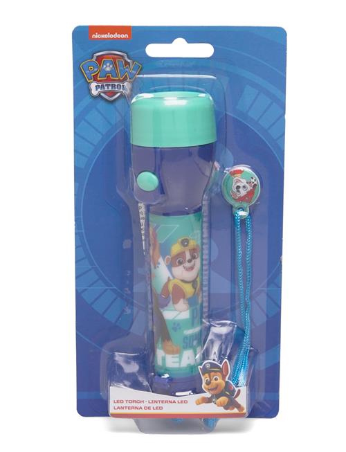 Paw Patrol, Lommelygte Med Led-Lys Euromic Blue