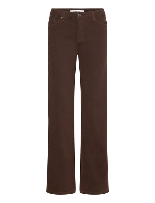 Srema Willa Midwaist Wide Jeans Soft Rebels Brown