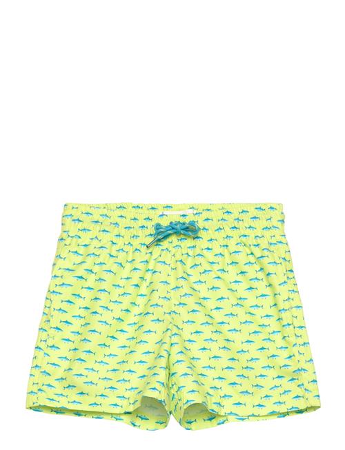Shark-Print Swimsuit Mango Green