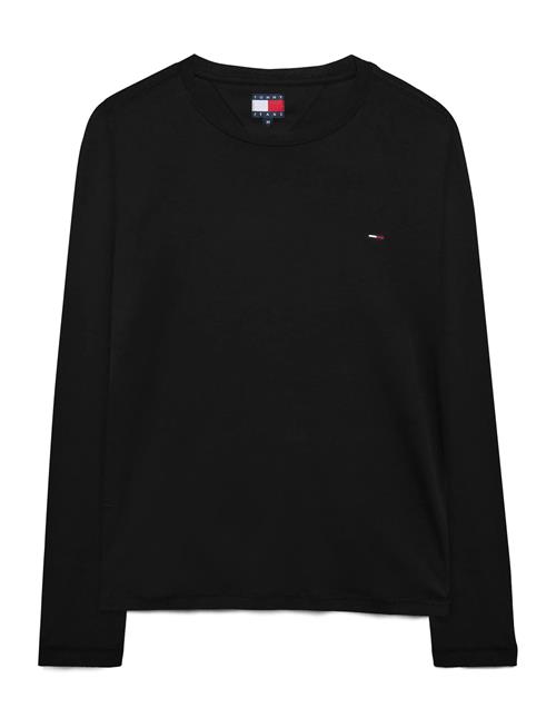 Tjm Original Rib Longsleeve Tee Tommy Jeans Black