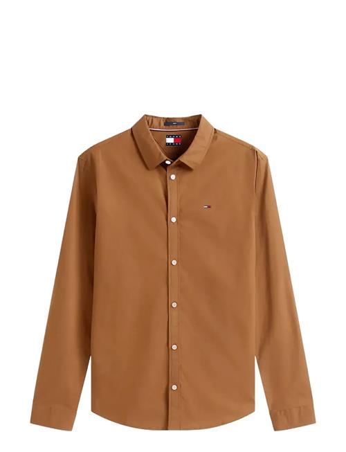 Tjm Original Stretch Shirt Tommy Jeans Brown