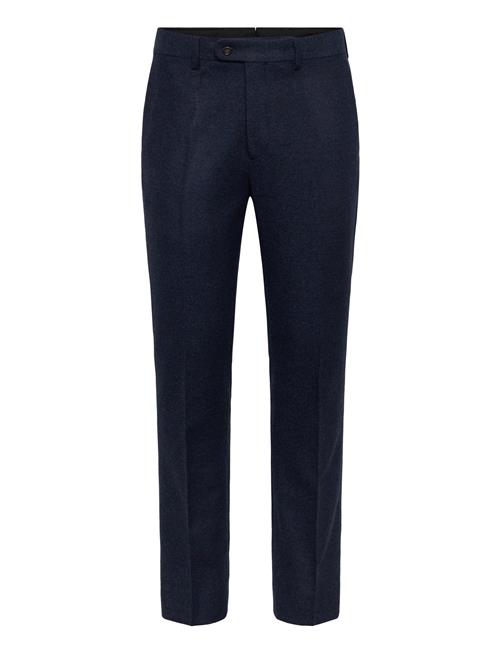 Flannel Herringb Suit Pants GANT Navy