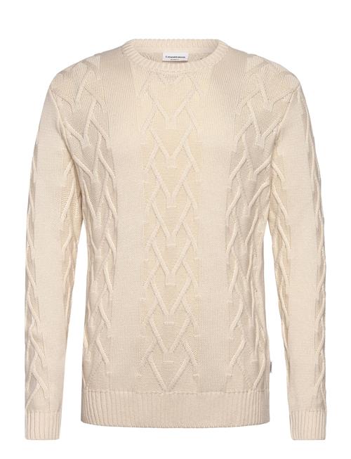 Cable O-Neck Knit Lindbergh Cream