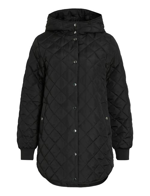 Vitate L/S Hooded Jacket - Noos Vila Black