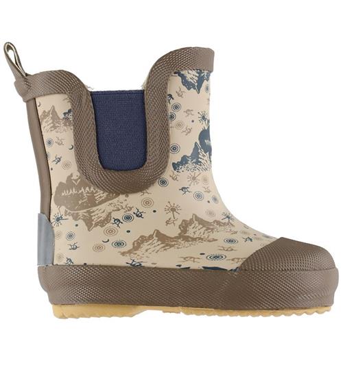 Mikk-Line Gummistøvler m. For - Wellies - AOP - Coriander
