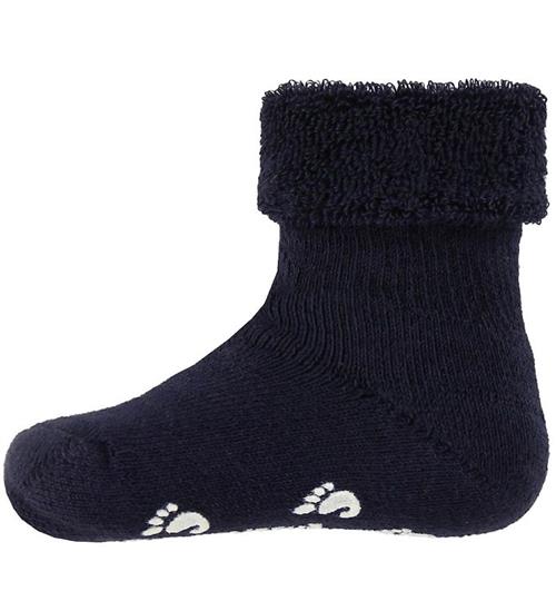 Fuzzies Skridsikre Strømper - Navy