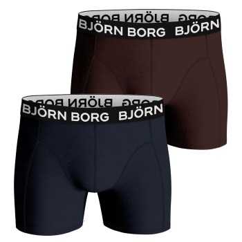 Björn Borg Bjorn Borg Bamboo Cotton Blend Boxer 2P Blå/Brun Medium Herre