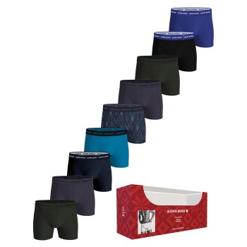 Björn Borg 9P Cotton Stretch Boxer Trunks Flerfarvet bomuld X-Large Herre