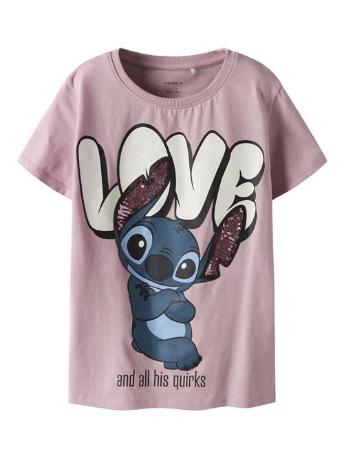 NAME IT T-shirt Odina Stitch Keepsake Lilac