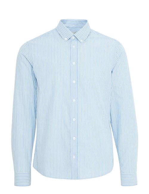 Cfedward Ls Bd Striped Shirt Casual Friday Blue