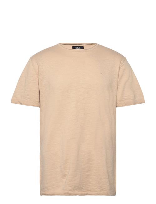 Thomas Knitted T-Shirt Clean Cut Copenhagen Cream