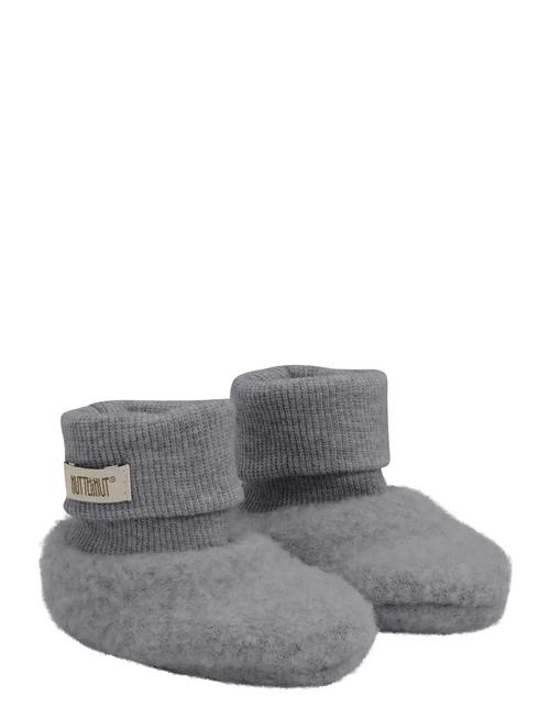 Footies Wool Fleece 2-Layer Huttelihut Grey