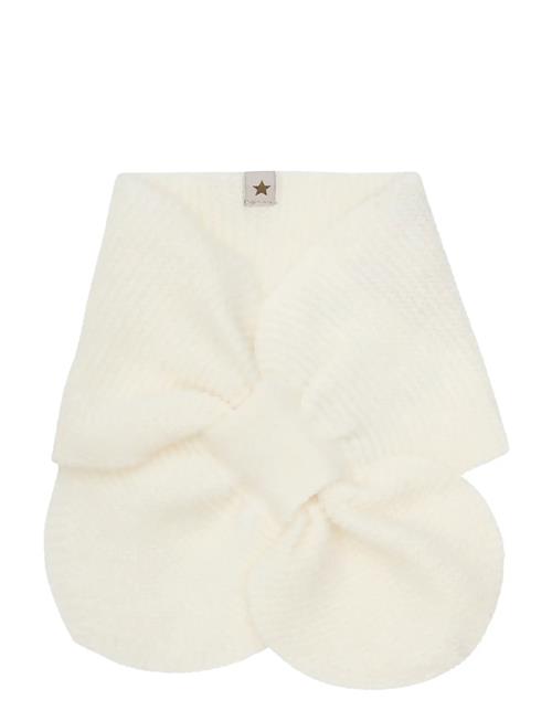 Neck Warmer Wool Knit Huttelihut White