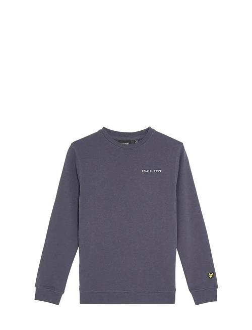 Script Crew Neck Sweatshirt Lyle & Scott Blue
