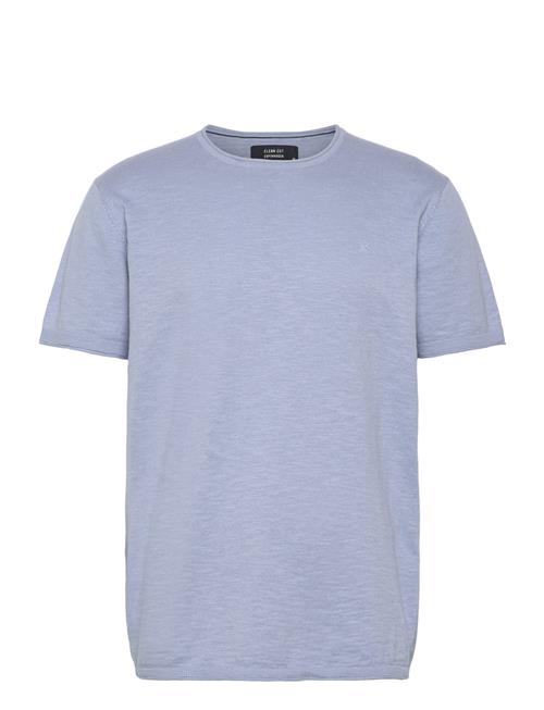 Thomas Knitted T-Shirt Clean Cut Copenhagen Blue