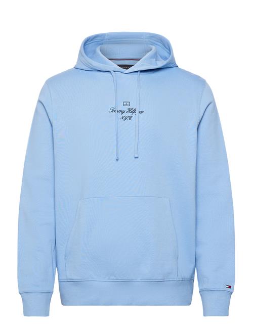 Outline Flag Script Hoodie Tommy Hilfiger Blue