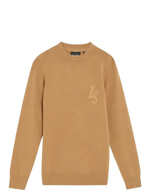 L&S Monogram Crew Neck Jumper Lyle & Scott Orange
