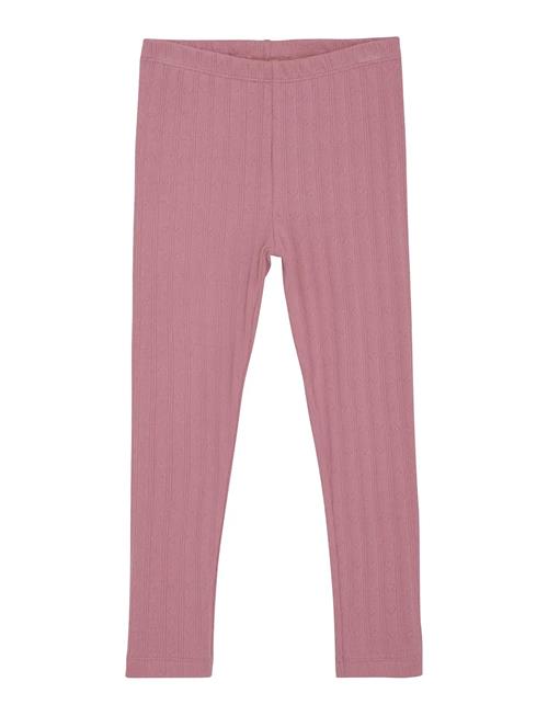 Leggings Pointelle En Fant Pink