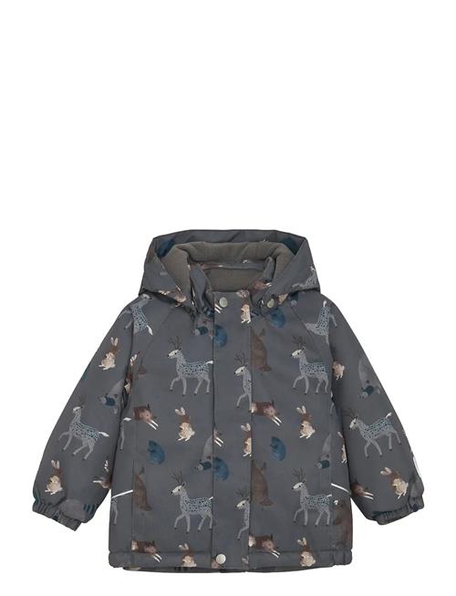 Snow Jacket Aop Minymo Grey