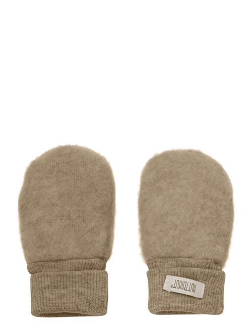 Mittens Wool Fleece 2-Layer Huttelihut Beige