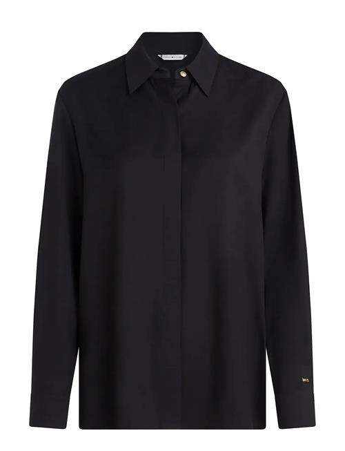 Soft Vis Ls Regular Shirt Tommy Hilfiger Black