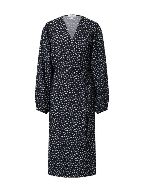 EDITED Kjole 'Alene'  mørkeblå / hvid