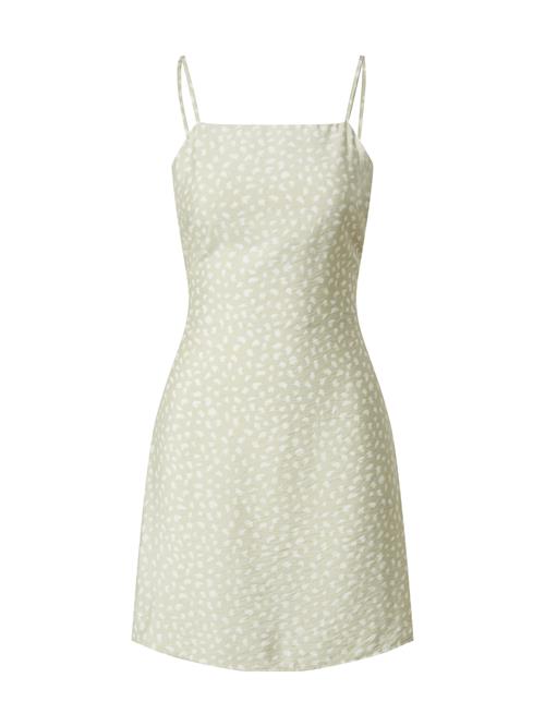 EDITED Kjole 'Jola'  grøn / hvid