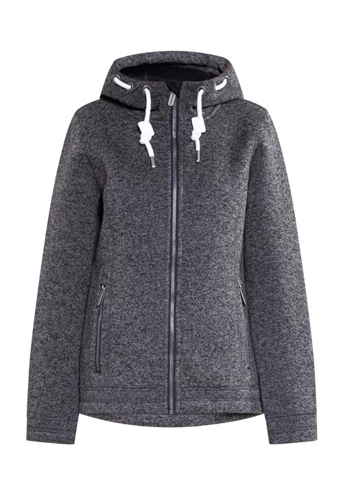 ICEBOUND Fleecejakke 'Altiplano'  antracit / hvid