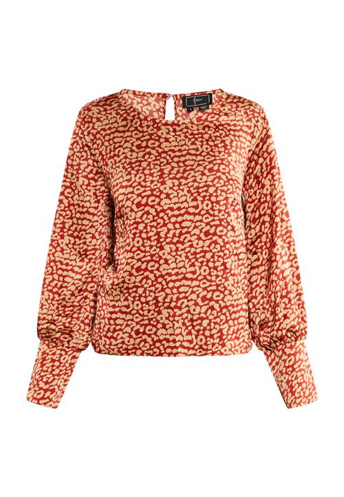 faina Bluse  sand / rød