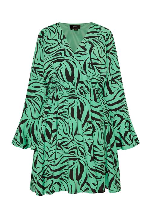 faina Kjole  græsgrøn / sort