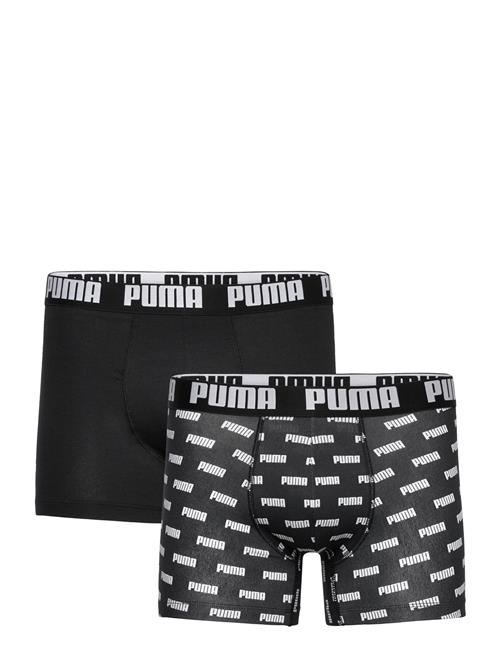 Puma Men Everyday Logo Print Boxers PUMA Black