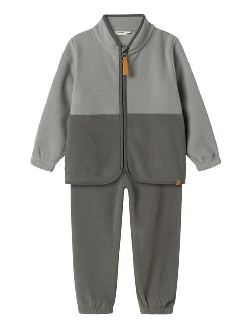 Nmmlaspektra Fleece Set 1Fo Lil Lil'Atelier Grey