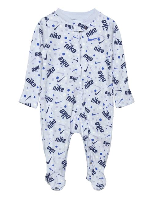 Cs-2Pk Footed Coverall Nike Blue