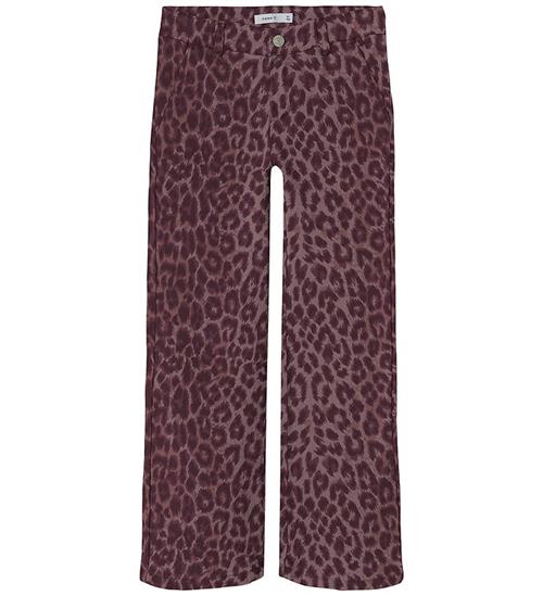 Name It Jeans - Wide - NkfRose - Burgundy/Leo