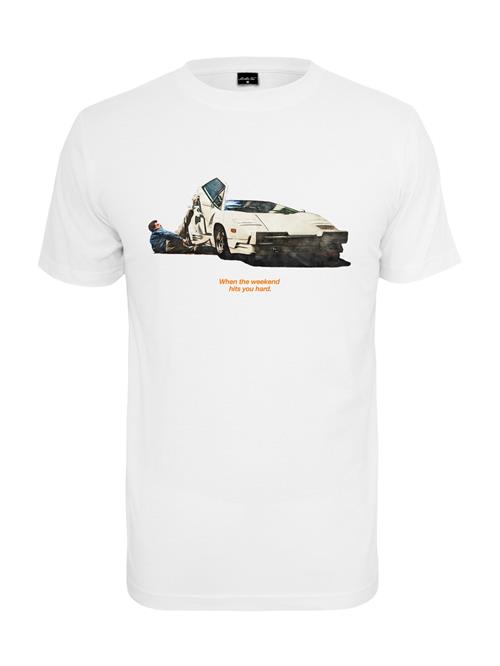 Mister Tee Bluser & t-shirts 'Weekend Wolf'  beige / blå / sort / hvid