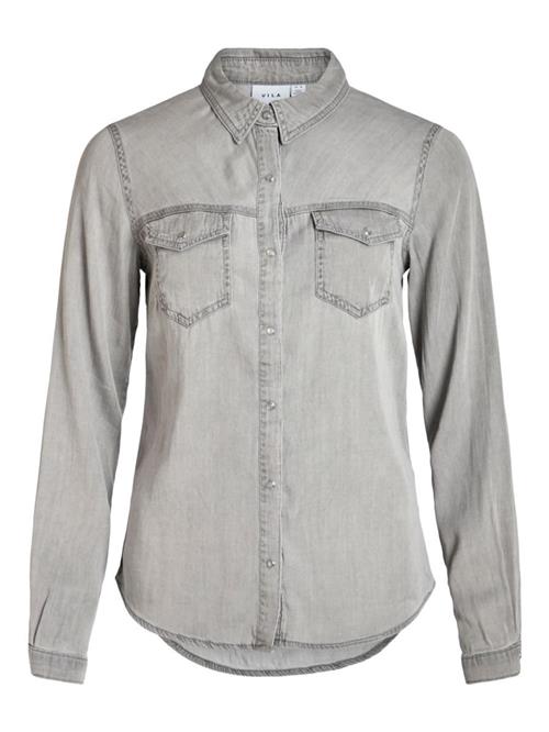 VILA Bluse 'VIBista'  grey denim