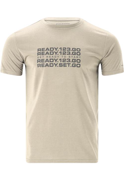 ENDURANCE Funktionsskjorte 'Paikaer'  beige / sort