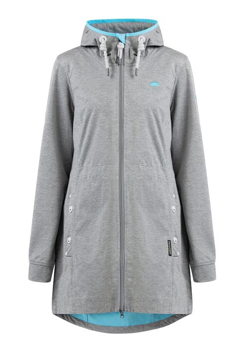 Schmuddelwedda Funktionsjakke  aqua / grå-meleret