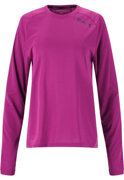 Se ENDURANCE Funktionsbluse 'Jannie'  pink / lys pink / sort ved About You