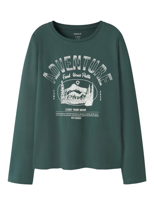 NAME IT Langærmet Bluse Vux Bistro Green Adventure