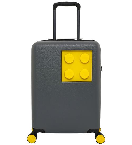 LEGOÂ® Kuffert - Brick 2x2 - 20" - Stone Grey/Bright Yellow