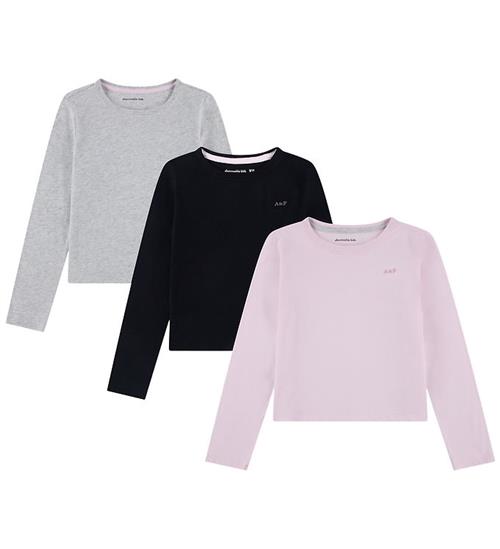 Abercrombie & Fitch Bluser - 3-pak - Cradel Pink/Sort/Hvid