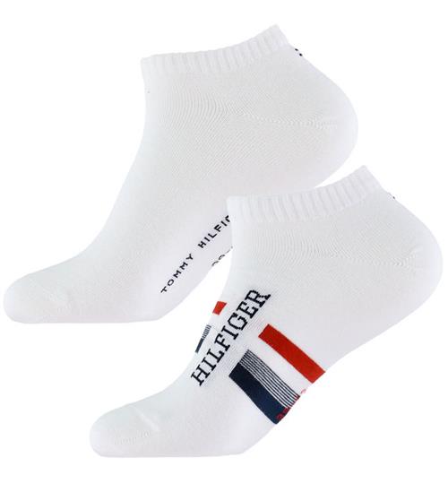 Tommy Hilfiger Ankelstrømper - 2-pak - Hvid