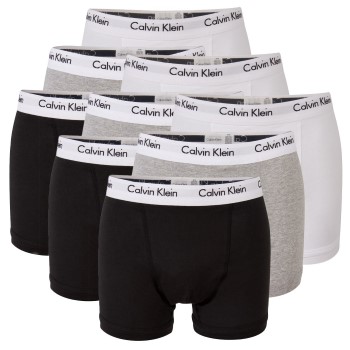 Calvin Klein 9P Cotton Stretch Trunks Flerfarvet bomuld Large Herre