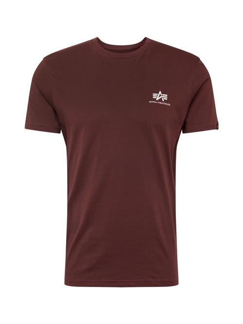 ALPHA INDUSTRIES Bluser & t-shirts  vinrød / hvid