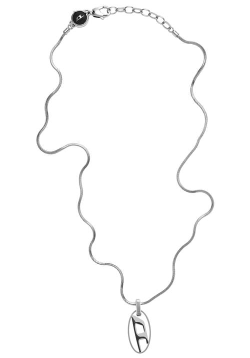 DIESEL Kæde  sort / sølv